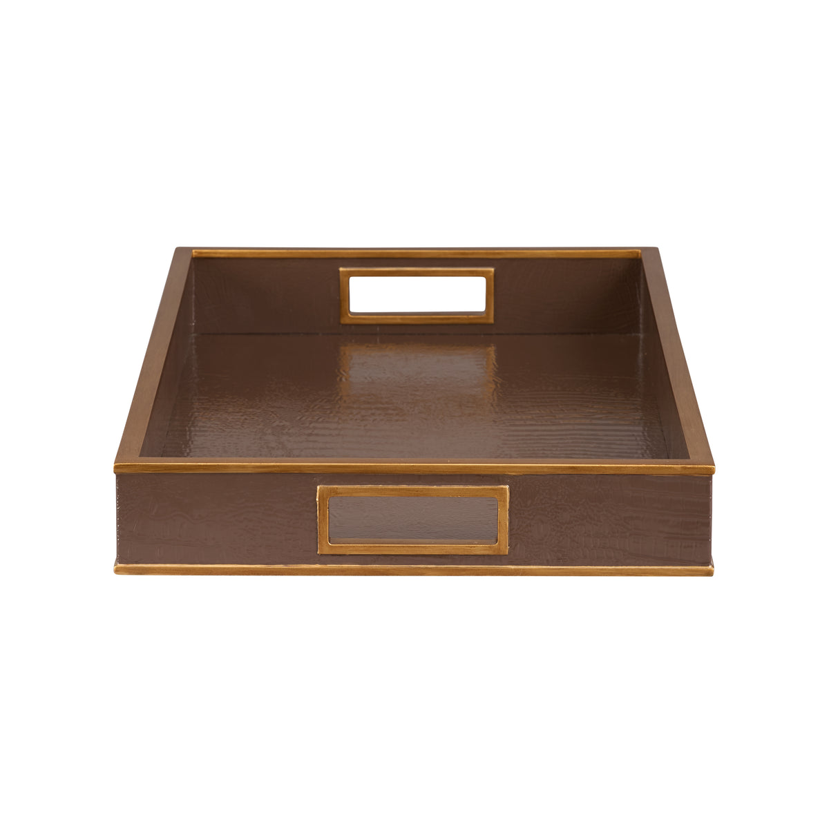 Chelsea House Reddington Tray - Brown Croco