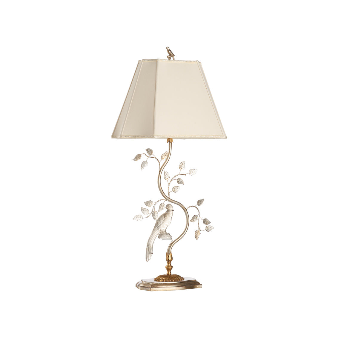 Chelsea House Crystal Bird Lamp - Left