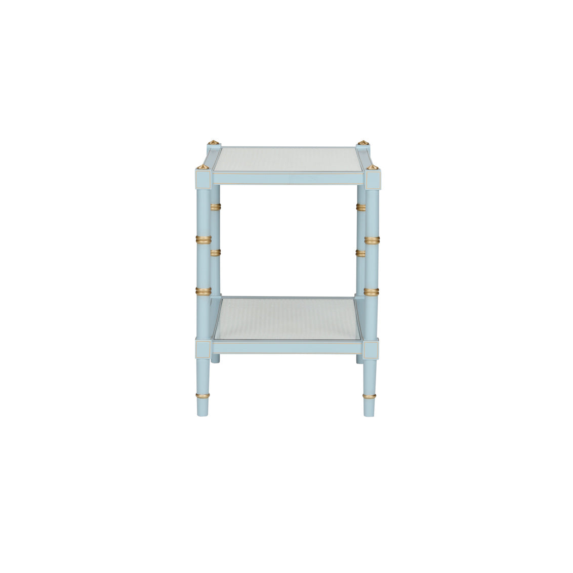 Chelsea House Conner Cane End Table - Blue