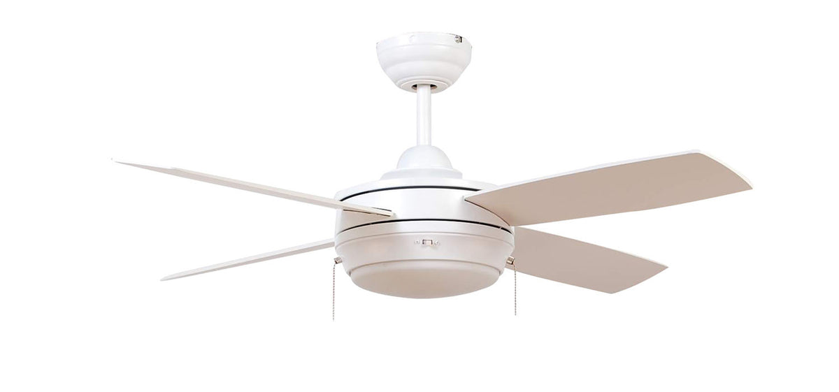 Craftmade - LAV44MWW4LK-LED - 44" Ceiling Fan - Laval 44 - Matte White