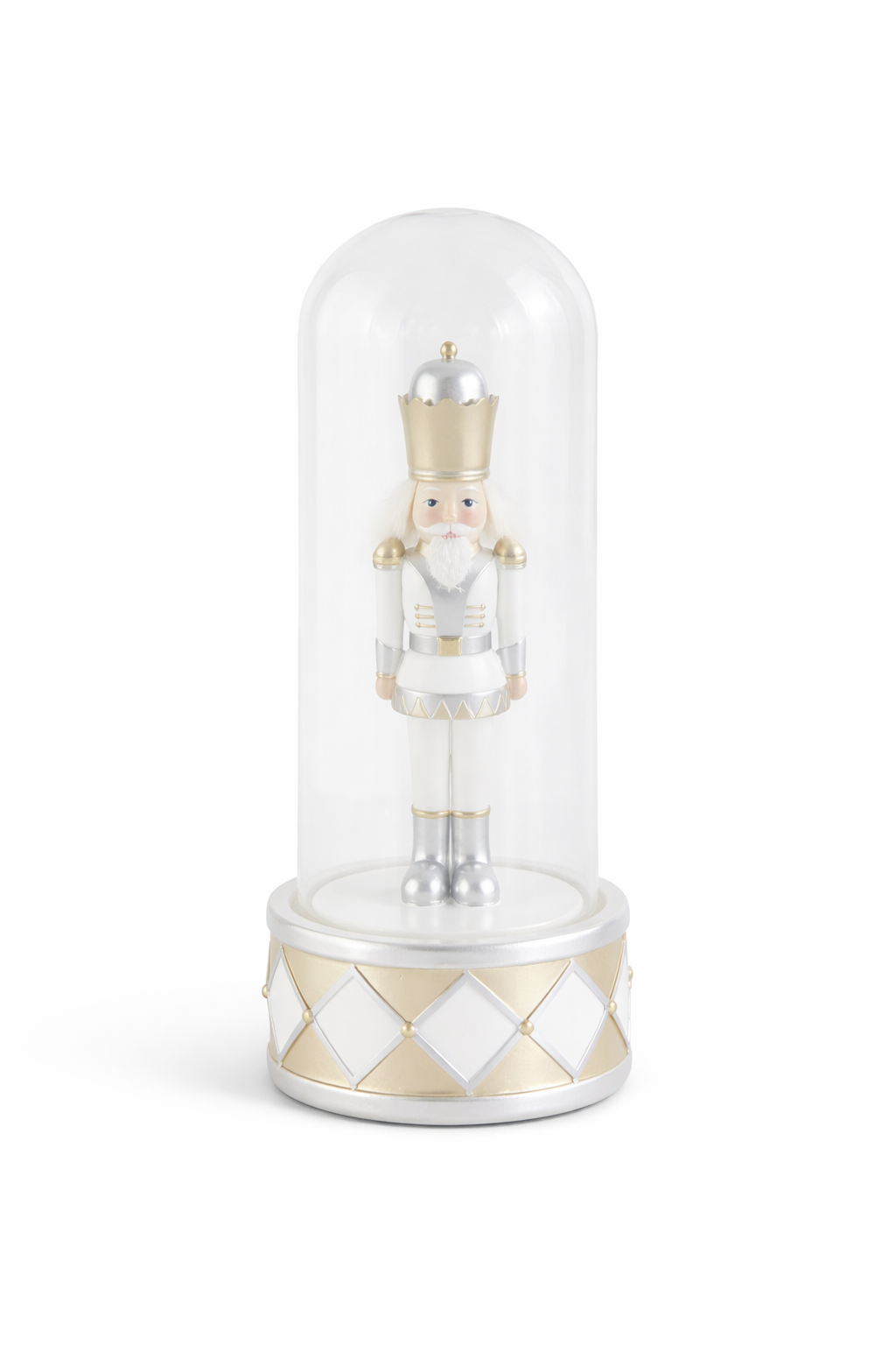 Silver & Gold Glass Resin Soldiers