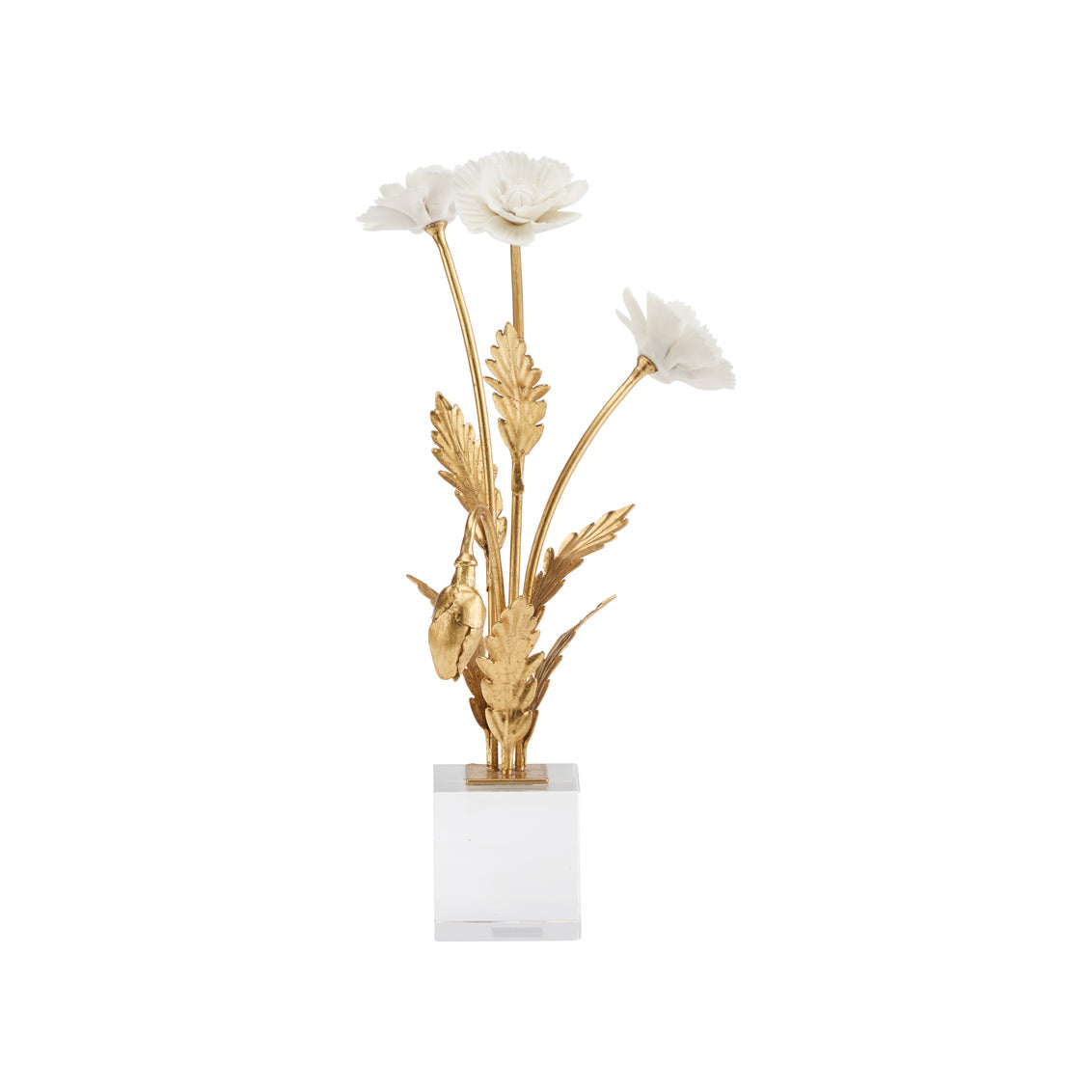 Chelsea House Porcelain Poppie in Crystal Base
