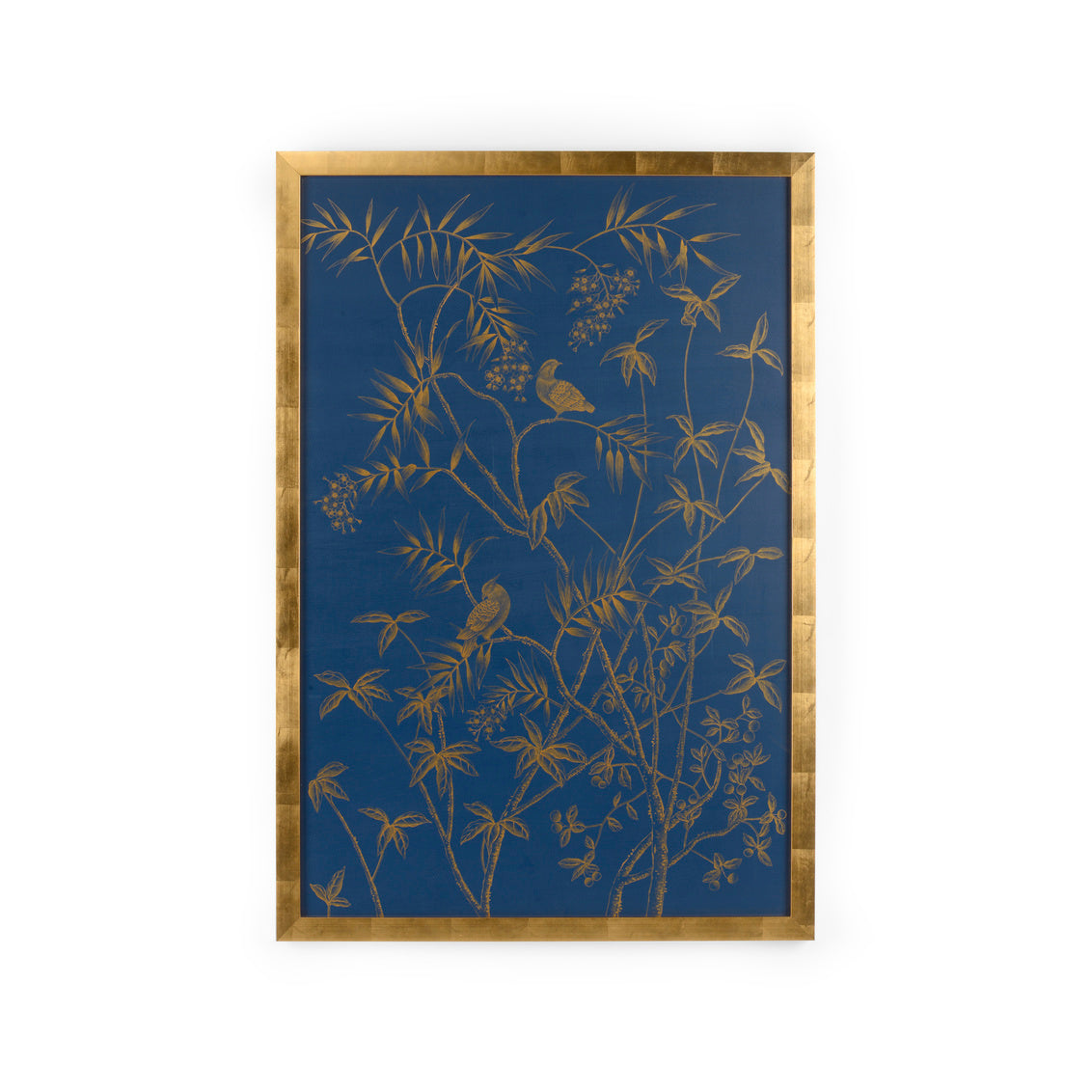 Chelsea House Gold Buckhead Panel On Blue A