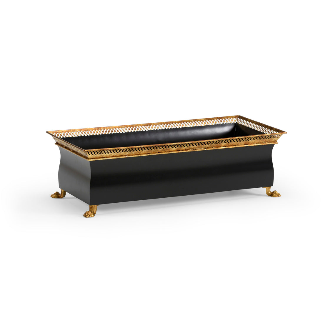 Chelsea House French Tole Planter - Black