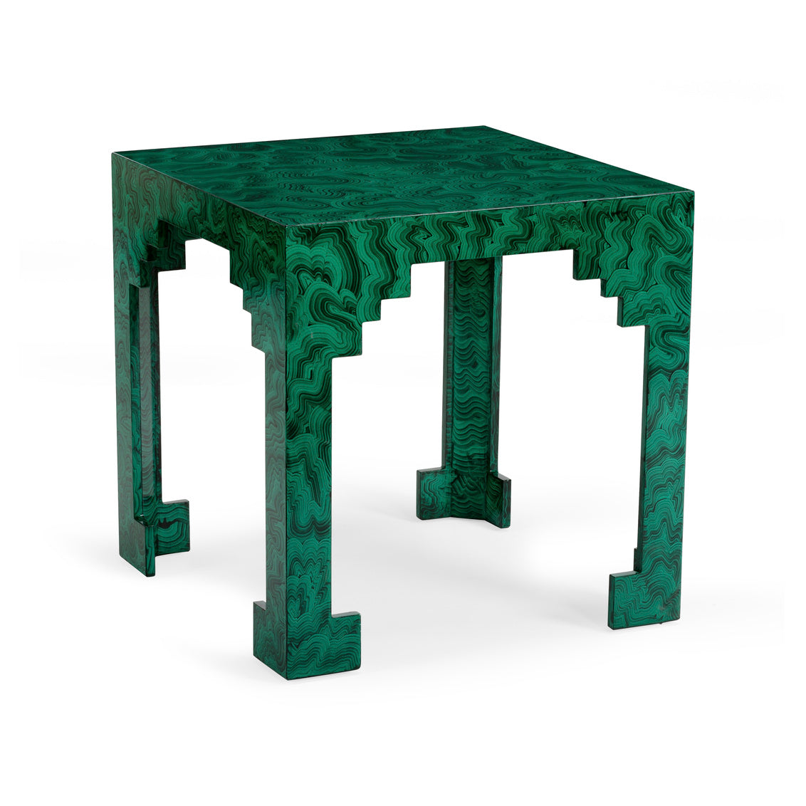 Chelsea House Malachite Cut Corner Table