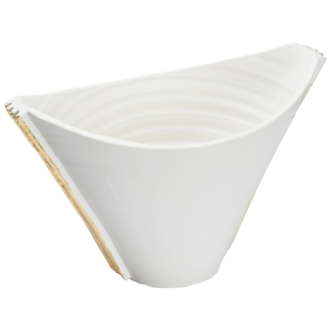 Wildwood Siracusa Vessel - Blanco/Oro - Lg