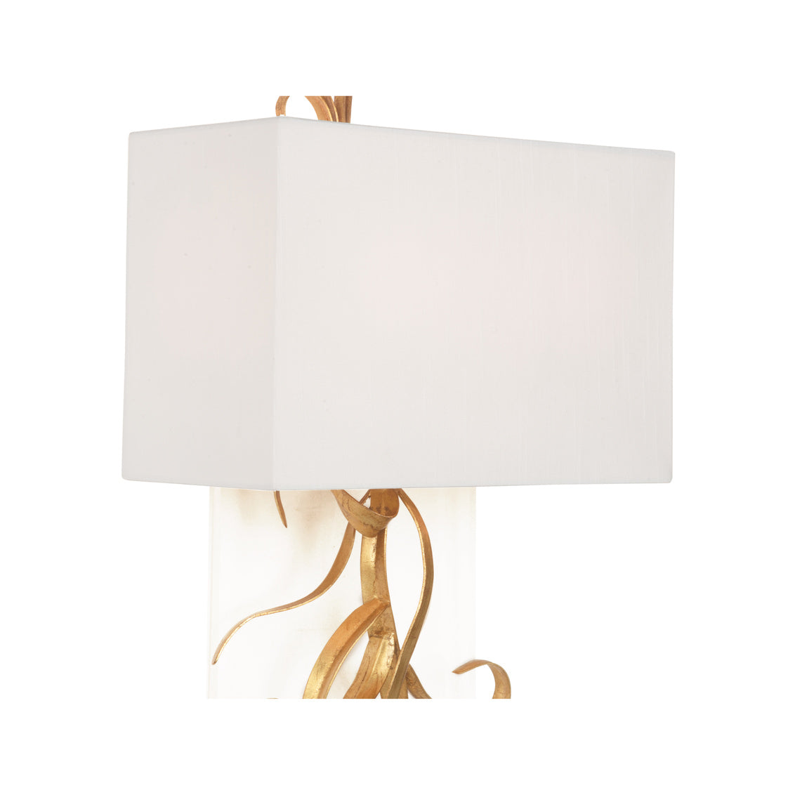 Chelsea House Curling Leaves Sconce w/ Acrylic