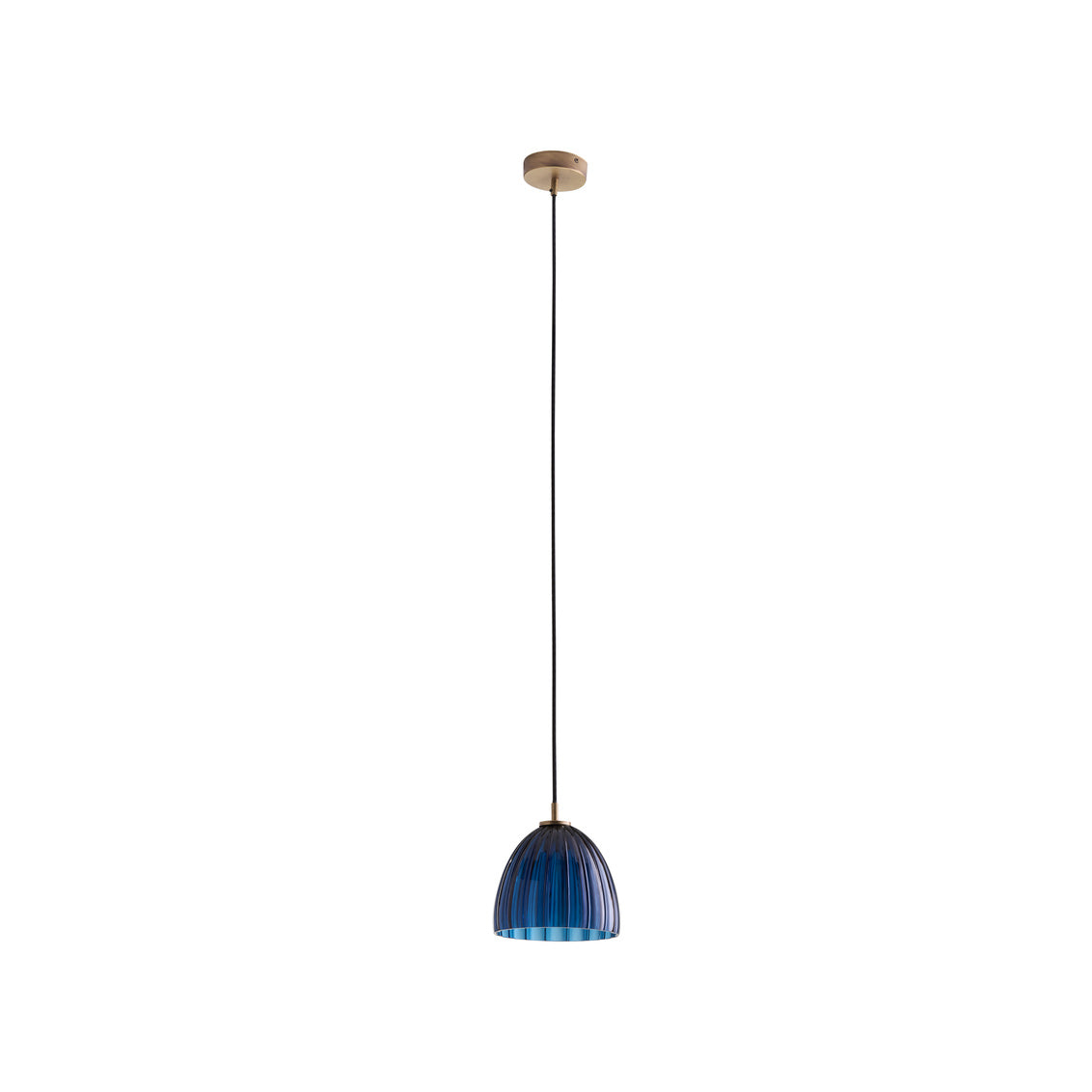 Wildwood Caterina Single Pendant - Blue Avio