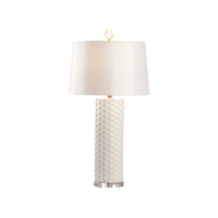 Chelsea House April Honeycomb Lamp - White