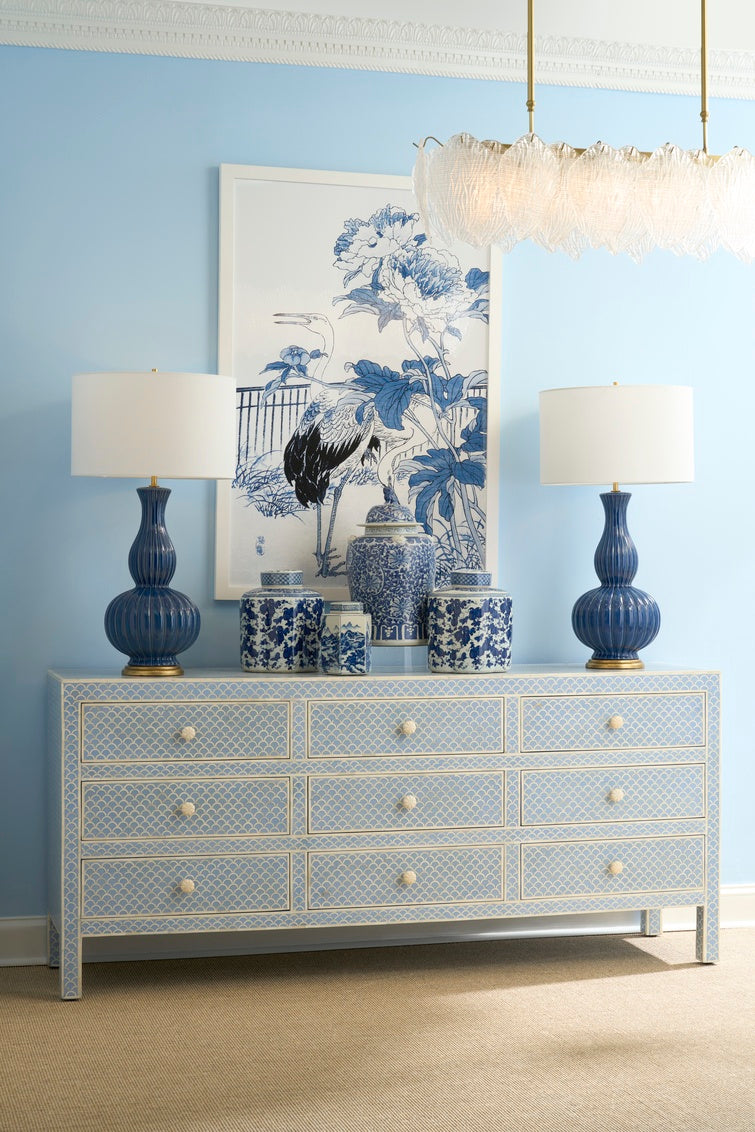Chelsea House Augusta Lamp - Blue