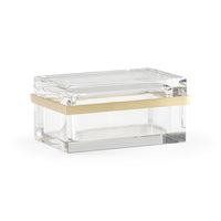 Chelsea House Rectangular Crystal Jewel Box