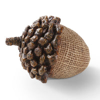 Design Shop 3.5 Inch Light Brown Resin Acorn W/Pinecone Top