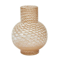 Design Shop Tan Irene Vase, 8" X 10.75".