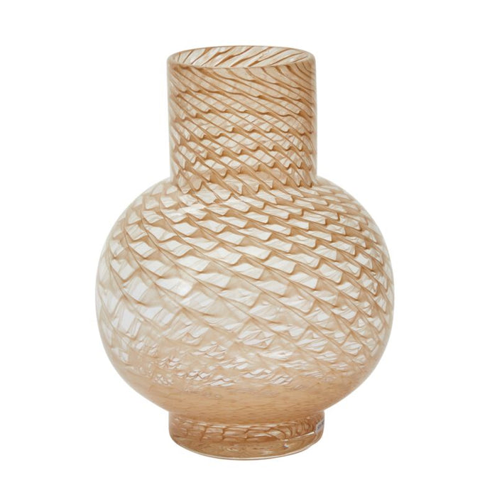 Design Shop Tan Irene Vase, 8" X 10.75".