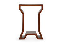 Chelsea House Leather Side Table
