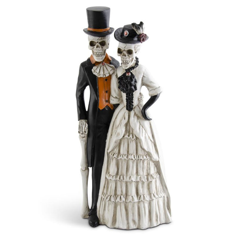 Design Shop 17 Inch Resin Formal Dressed Skeleton Couple