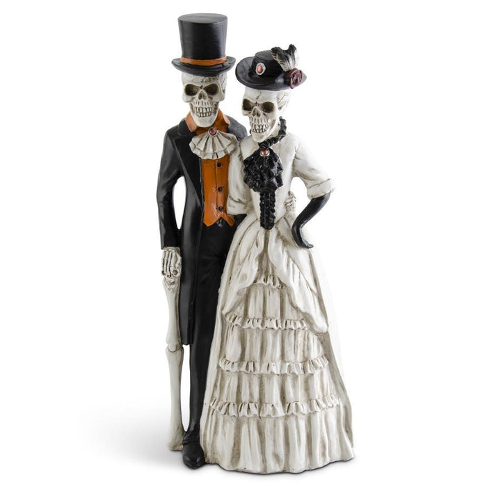 Design Shop 17 Inch Resin Formal Dressed Skeleton Couple