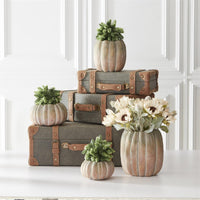 Design Shop 18 Inch White Bloom & Blossom Sunflower w/Flocked Stem