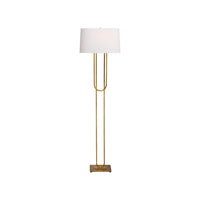 Chelsea House Odeon Floor Lamp - Aged Brass