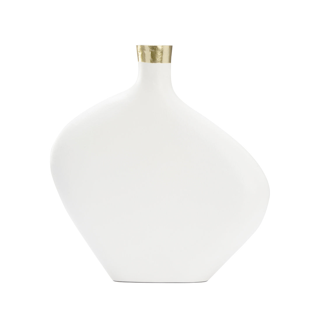Chelsea House Asymmetric Vase - White (Lg)