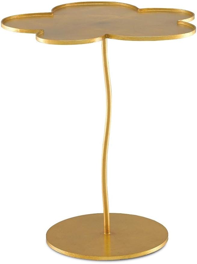 Fleur Gold Accent Table