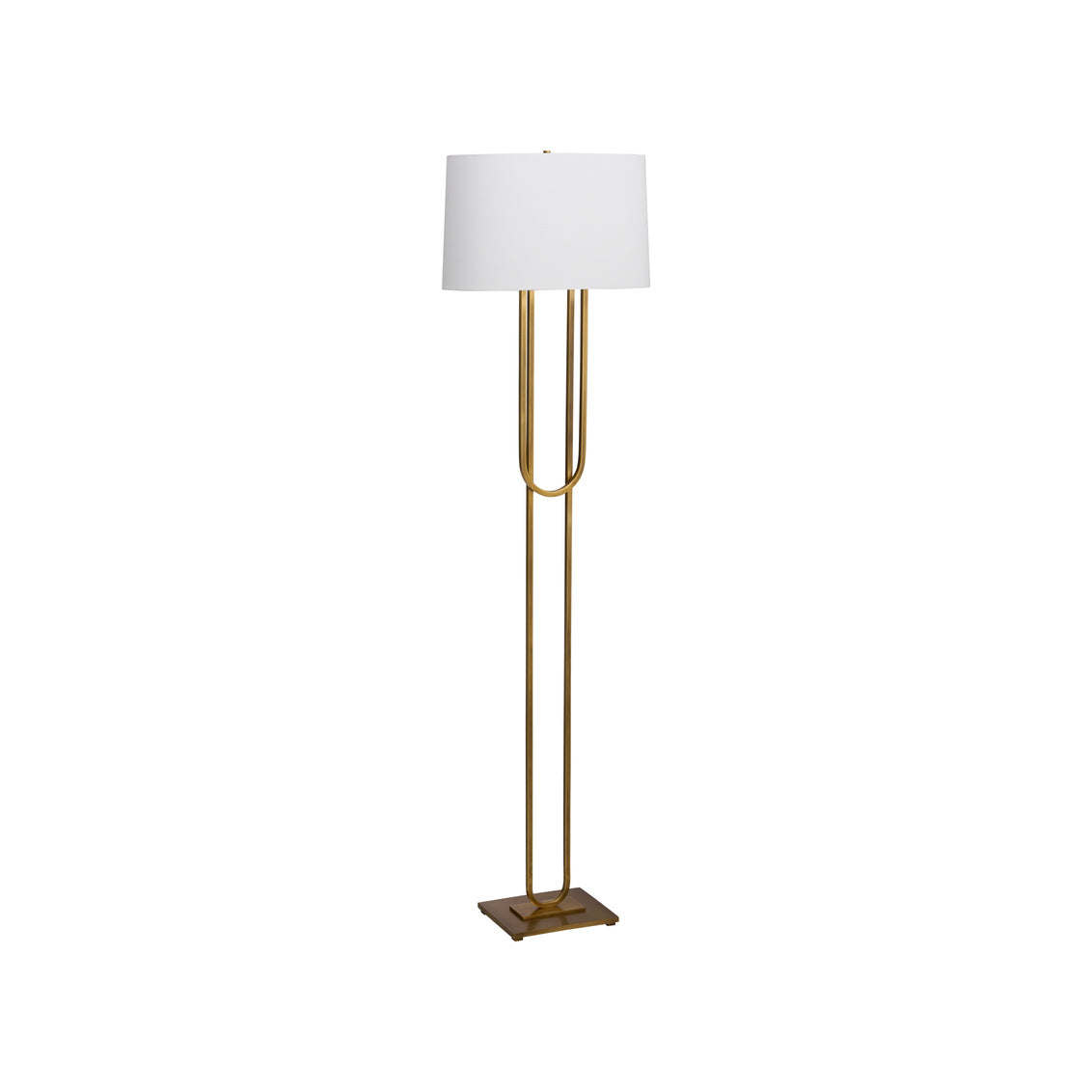 Chelsea House Odeon Floor Lamp - Aged Brass