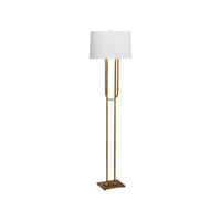 Chelsea House Odeon Floor Lamp - Aged Brass