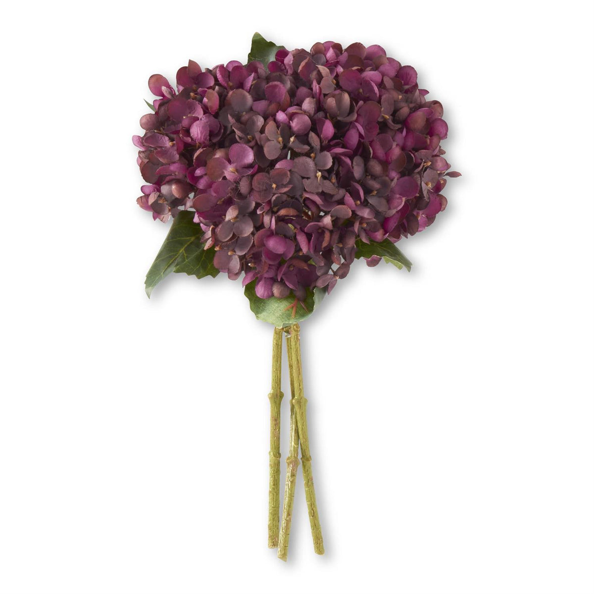 Design Shop 13 Inch Purple Two-Tone Hydrangea Bundle (3 Stems)