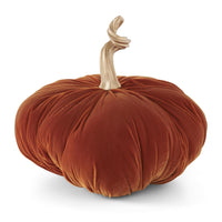 Design Shop 11" Orange Pumpkin with Gold Stem