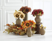 Design Shop 10.25 Inch Orange 3 Tone Sunflower Bundle (5 Stem)