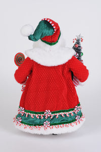 Karen Didion Peppermint Swirl Santa