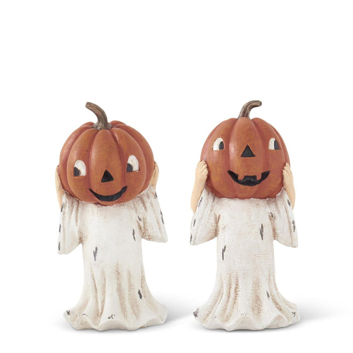 Design Shop Assorted Pumpkin Head Ghost (2 Styles)