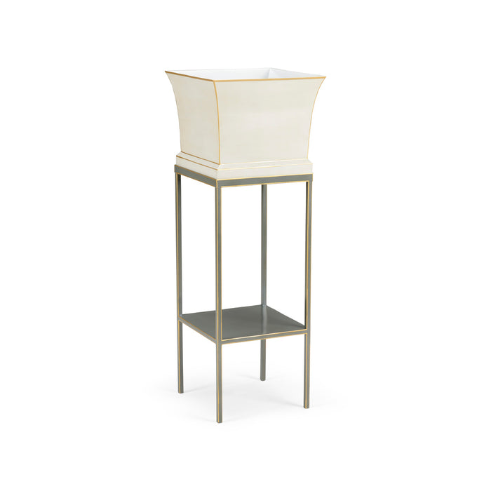 Chelsea House Morrow Tole Planter - Gray