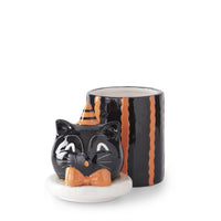Design Shop 9.75" Ceramic Black Cat Canister