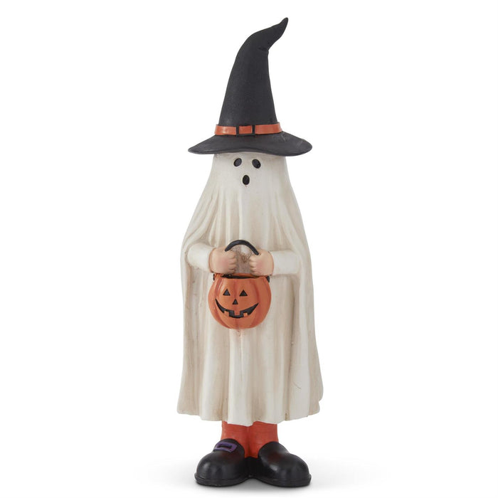 Design Shop 13.25 Inch Ghost in Witch Hat