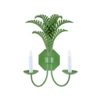 Wildwood Royal Palm Sconce - Green