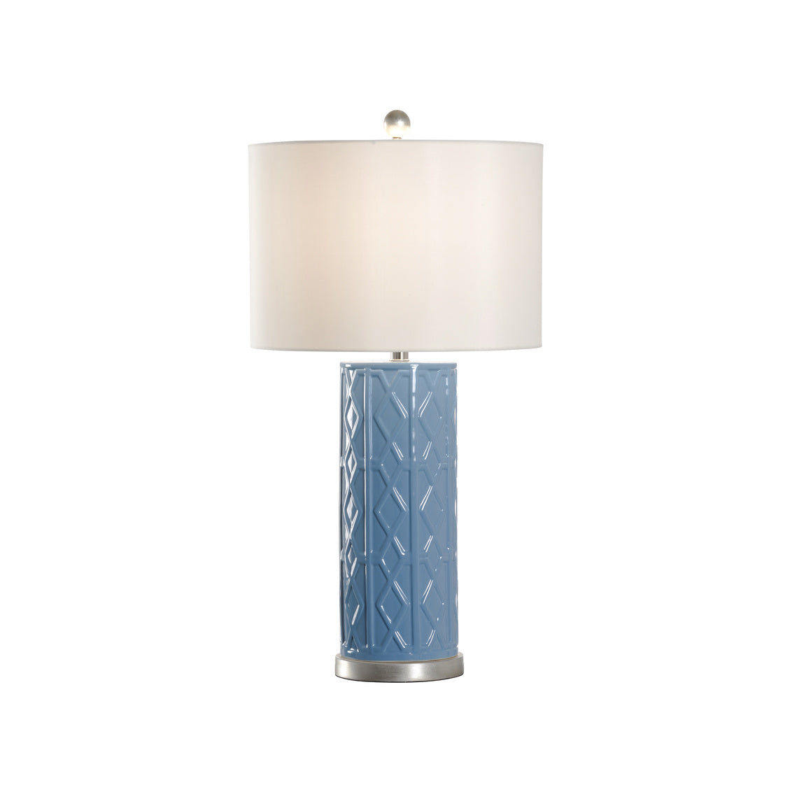 Chelsea House Andreu Lamp - Blue/Silver