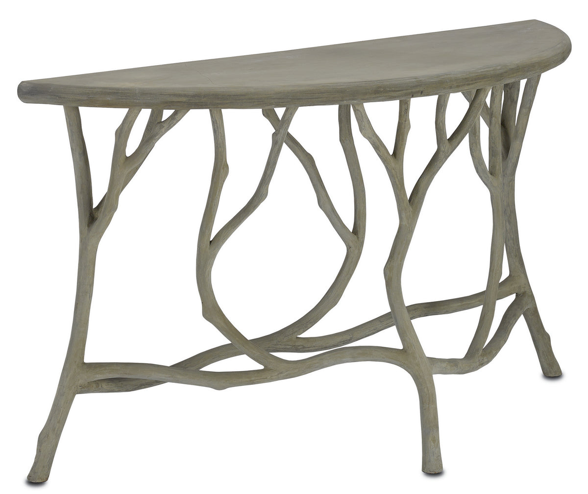 Currey and Company - 2374 - Console Table - Portland/Faux Bois