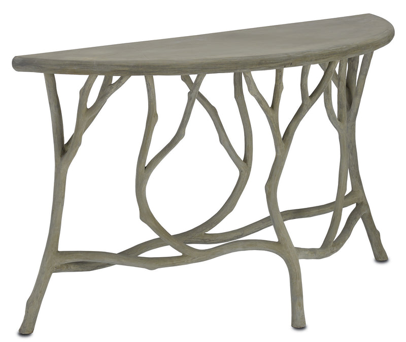 Currey and Company - 2374 - Console Table - Portland/Faux Bois