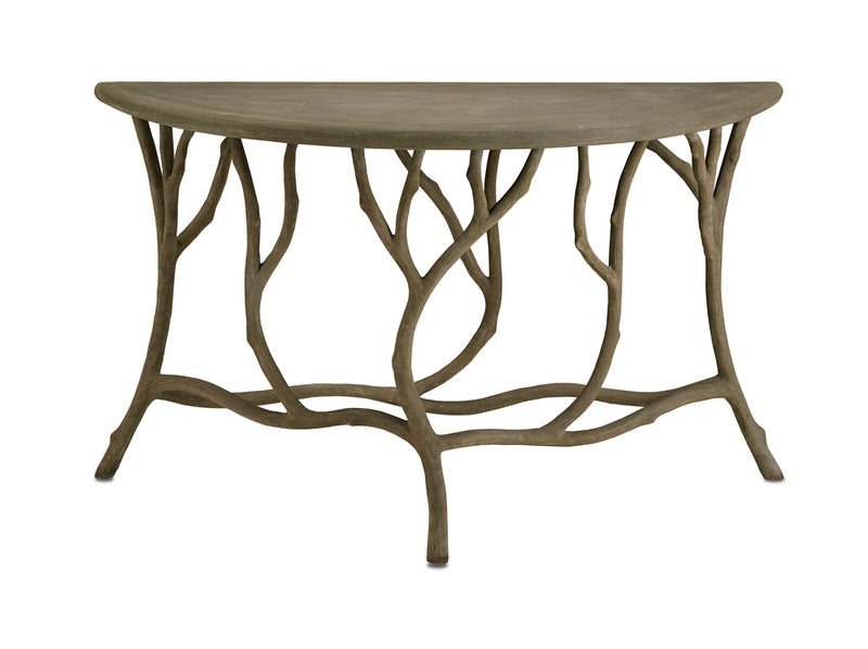 Currey and Company - 2374 - Console Table - Portland/Faux Bois