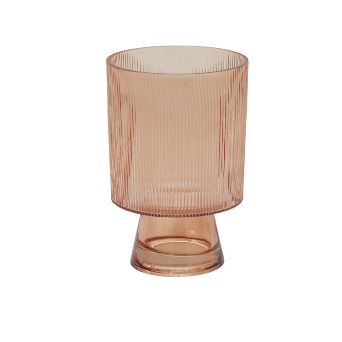 Design Shop Pink Kersten Vase, 5.25" X 8".