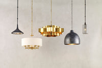 Currey and Company - 9782 - One Light Pendant - Earthshine Collection - Blackened Steel