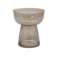 Design Shop Smoke Noemi Vase, 8.5" X 9.75"