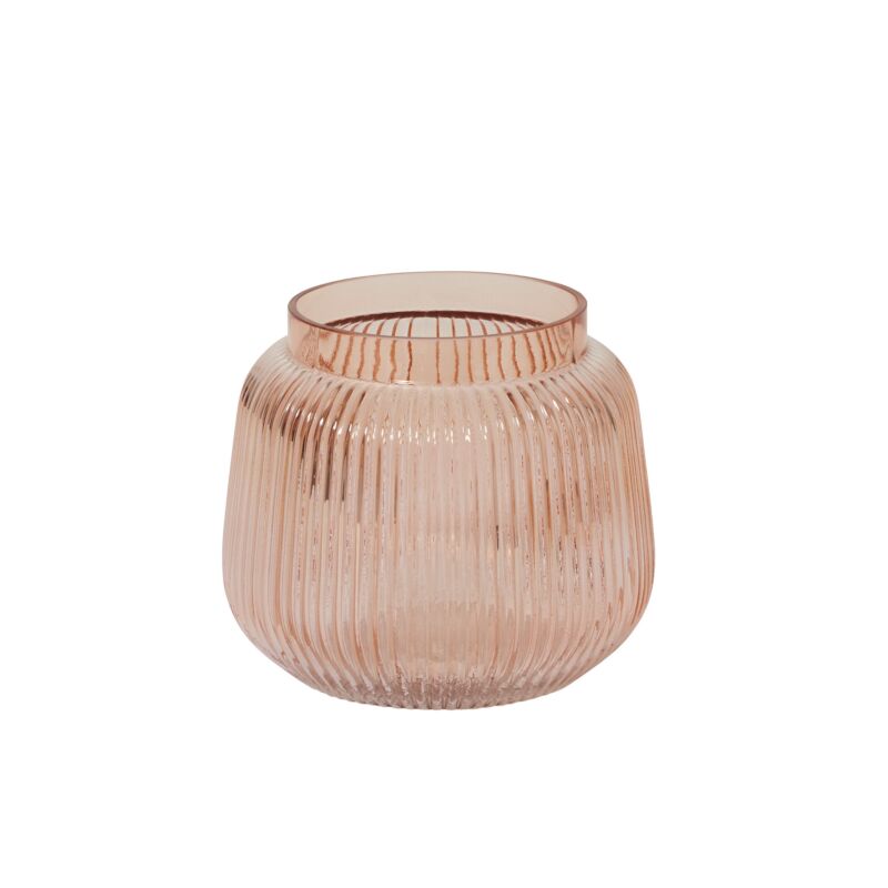 Design Shop Pink Ravish Vase, 5" X 4.75"