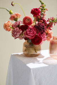 Design Shop Pink Ravish Vase, 5" X 4.75"