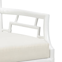 Wildwood Wild Palm Armchair - White