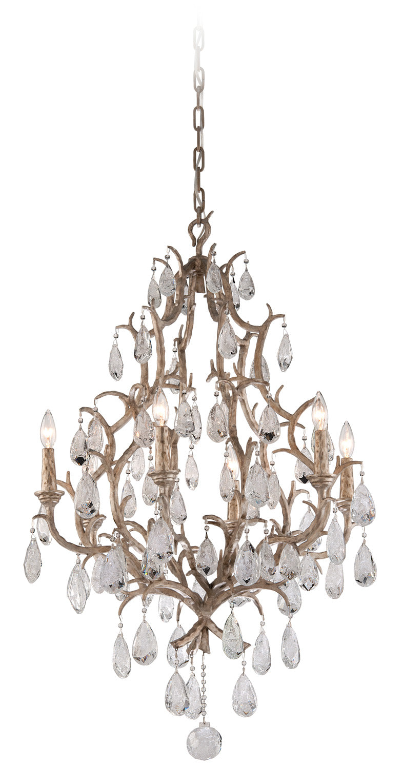 Corbett Lighting Six Light Chandelier from the Amadeus collection in Vienna Bronze finish