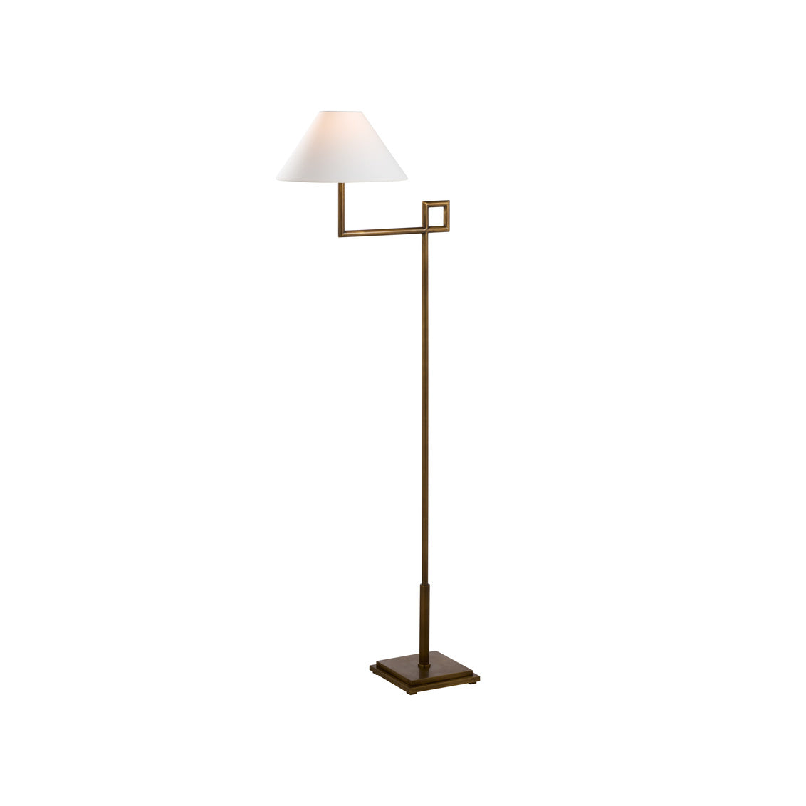 Chelsea House St. Dunstan Floor Lamp - Aged Brass