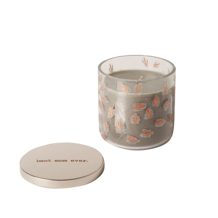 Design Shop Silver Dear Mama Candle, 4" X 4".