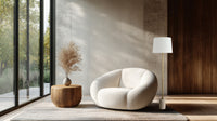 Chelsea House Lambeth Floor Lamp - Travertine